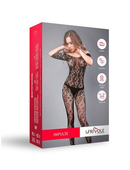 Боди-комбинезон черный с цветочным рисунком S/L , изображение 2