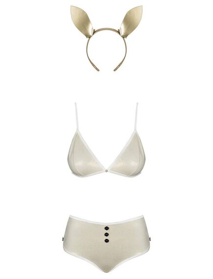 Ролевой костюм зайчика Obsessive NEO GOLDES L/XL, Выберите размер : L/XL , изображение 3