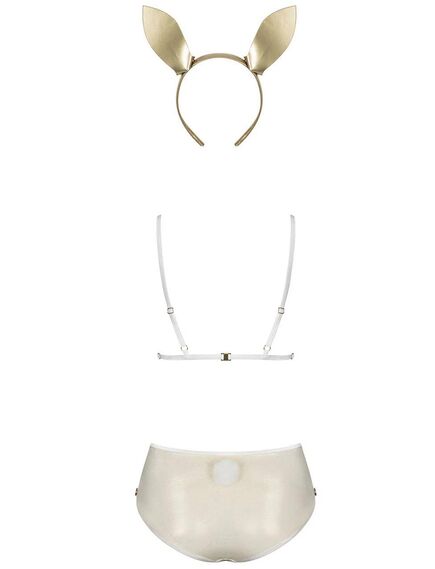 Ролевой костюм зайчика Obsessive NEO GOLDES S/M, Выберите размер : S/M , изображение 4
