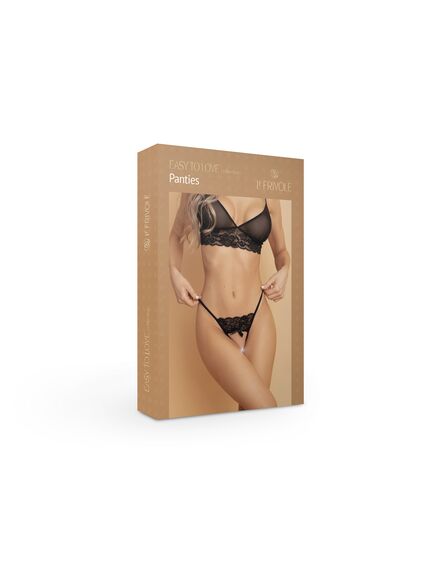 Фривольные трусики с доступом и красным кружевом L/XL (46-48), Выберите размер : L/XL , изображение 2