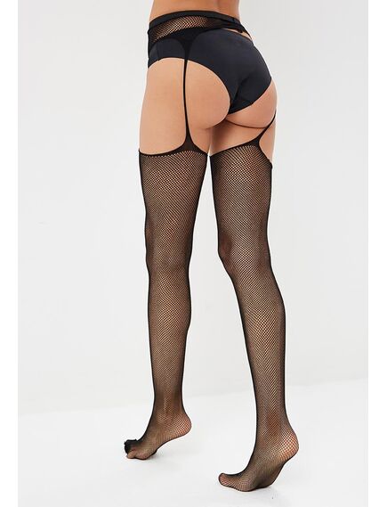 Чулки в сетку с поясом (Sense) S/M , изображение 2