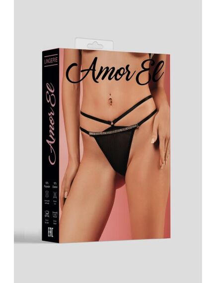 Трусики-танго с декоративной резинкой, L , изображение 3