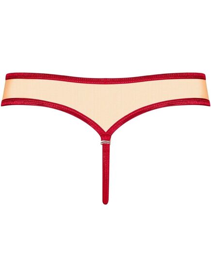 Трусики стринги Obsessive Rubinesa thong (L/XL), Выберите размер : L/XL , изображение 4