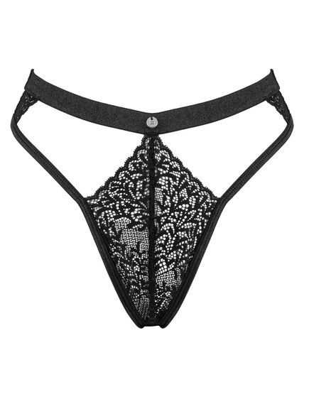 Высокие кружевные стринги Obsessive YASKANA THONG (XS/S), Выберите размер : XS/S , изображение 4
