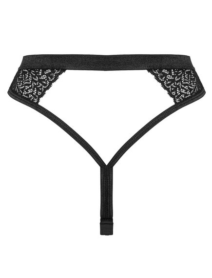 Высокие кружевные стринги Obsessive YASKANA THONG (XS/S), Выберите размер : XS/S , изображение 5