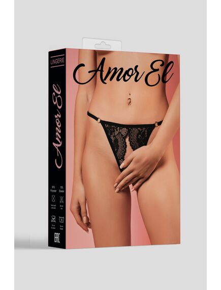 Чёрные трусики с доступом, размер M , изображение 3