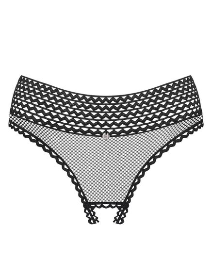 Трусики с доступом Obsessive STRAPELIE PANTIES CROTCHLESS (S/M), Выберите размер : S/M , изображение 3