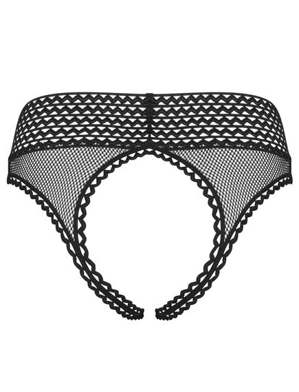 Трусики с доступом Obsessive STRAPELIE PANTIES CROTCHLESS (S/M), Выберите размер : S/M , изображение 4