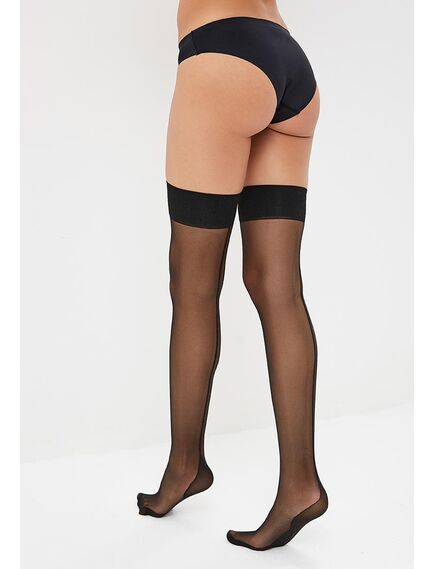 Чулки черные со стрелками (Sense) S/M , изображение 2