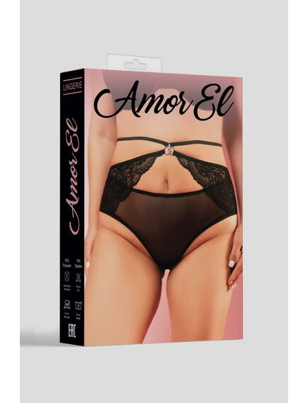 Черные трусики в размере Queen-Size , изображение 3