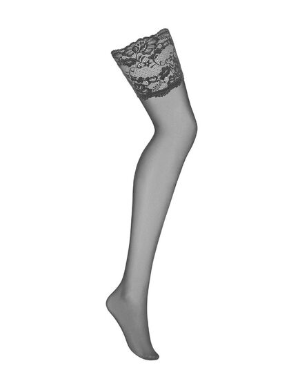 Чулки Obsessive Black 810 stockings (L/XL), Выберите размер : L/XL , изображение 4
