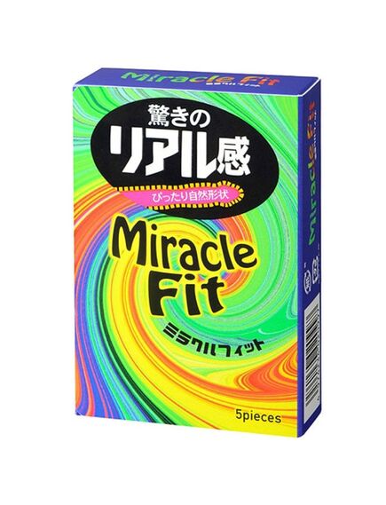 Презервативы Sagami Miracle Fit латексные, анатомическая форма 5шт. 