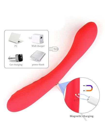 Вибромассажёр 2 в 1 "Charming Red" , изображение 4