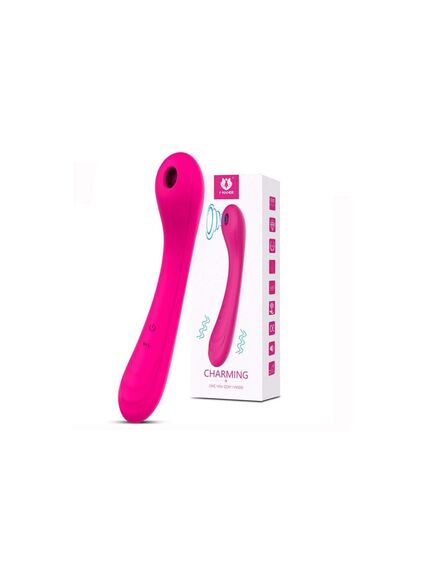 Вибромассажёр 2 в 1 "Charming Red" , изображение 6