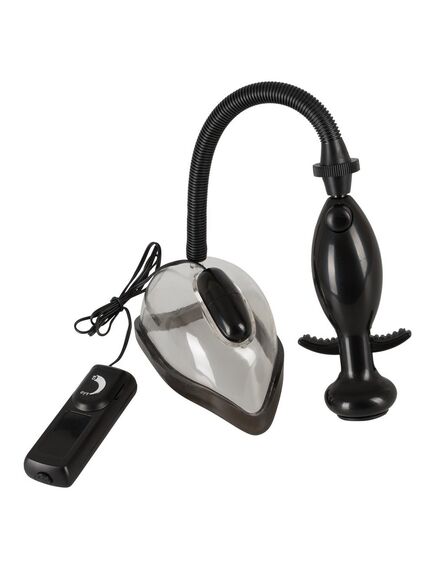 Вакуумная помпа для половых губ с вибрацией Vibrating Vagina Sucker 