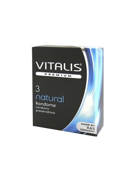 Презервативы классические Vitalis Natural, 3 шт 