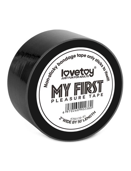 Бондажный скотч My First Non Sticky Bondage Tape черный 15м 