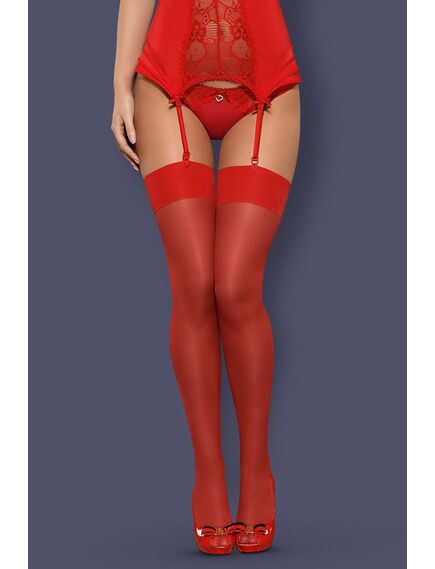 Красные чулки "S 800 stockings" 