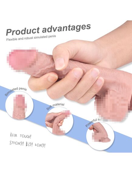 Фаллоимитатор с поясом Dick-2 , изображение 6