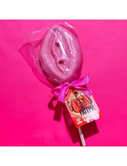 Карамельный леденец «Потри», вкус: малина, 65 г. , изображение 4