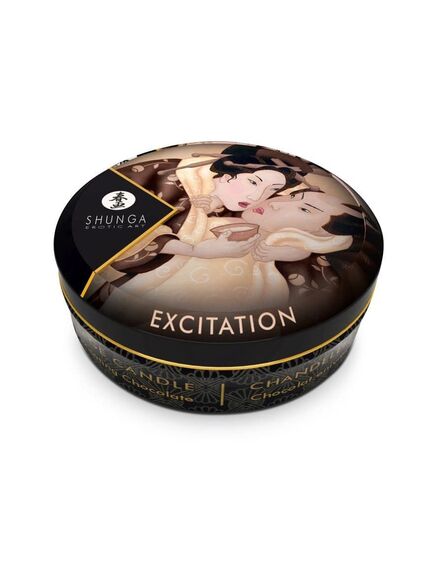 Массажное арома масло в виде свечи, excitation Chocolate мини 30мл.Шоколад 