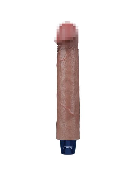 Фаллоимитатор с вибрацией  REAL SOFTEE 24,5 см 