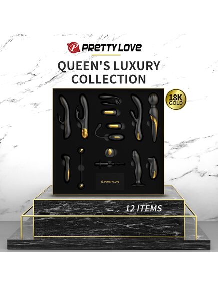 Набор секс игрушек из 12 предметов "QUEEN'S LUXURY COLLECTON" 