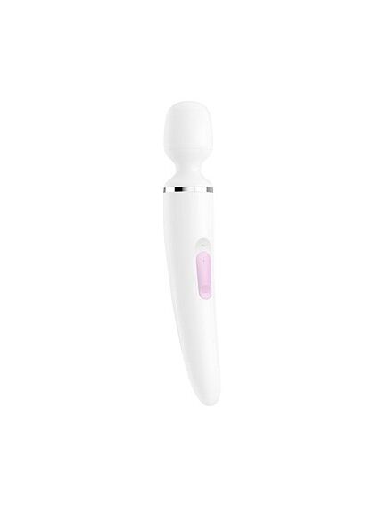 Универсальный вибромассажер Satisfyer Wand-er Woman (White/Chrome) 