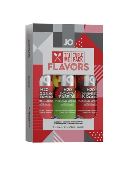 Подарочный набор вкусовых лубрикантов / Tri-Me Triple Pack - Flavors, 3*30мл 