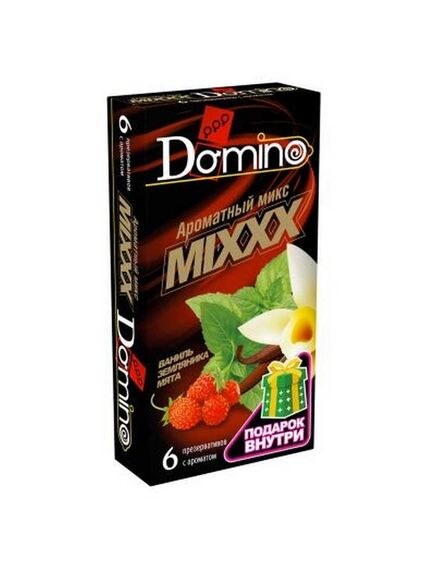 Презервативы ароматизированные Domino Classics Mixxx, 6 шт 
