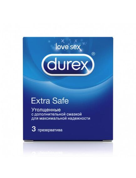 Презервативы Durex "Extra Safe" 3 шт. 
