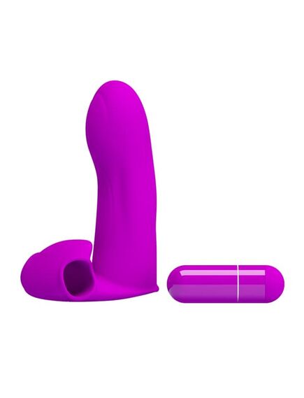 Насадка на палец с вибрацией фиолетовая 