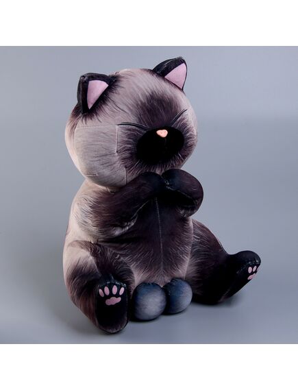 Мягкая игрушка «Кот», 40 см, цвет серый 