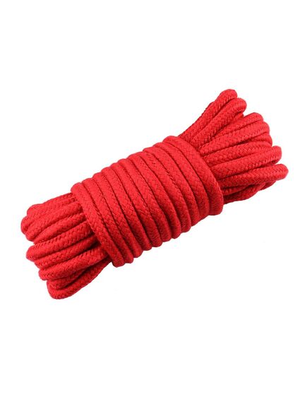 Верёвка Fetish Bondage Rope 10 м, красная 