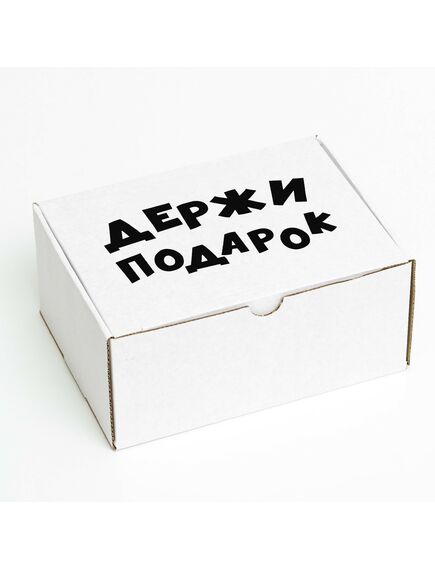 Коробка самосборная "Держи подарок", 22 х 16,5 х 10 см 