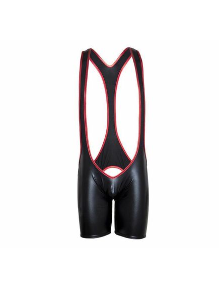 Трико мужское Happy Ass Sexy lingerie, черно-красное 