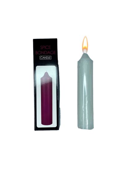 Свеча БДСМ низкотемпературная Spice Bondage Candle white 