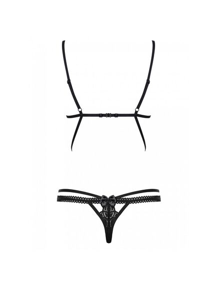 Сексуальное боди Wonderia teddy black (S/M) , изображение 3