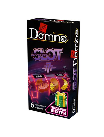 Презервативы ароматизированные Domino Premium Slot, 6 шт 
