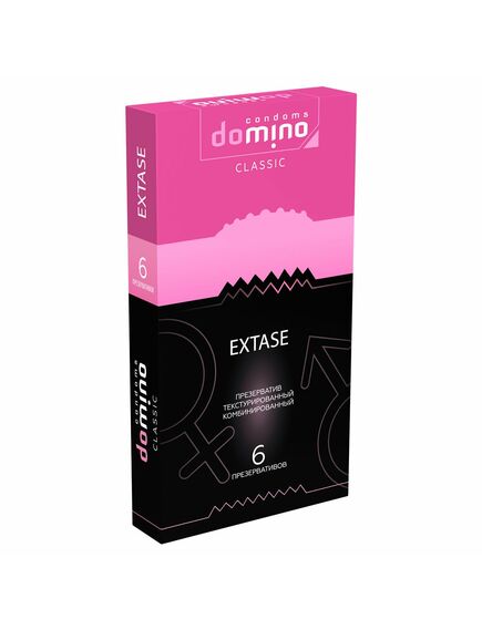 Презервативы DOMINO CLASSIC Extase 6 шт 