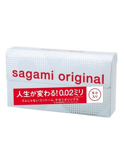 Презервативы полиуретановые Sagami 0.02, 6 шт 