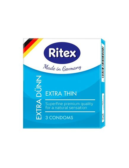 Презервативы ультратонкие Ritex Extra Dunn № 3, 3 шт 