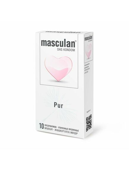 Презервативы утонченные прозрачные Pur Masculan/Маскулан 10шт 