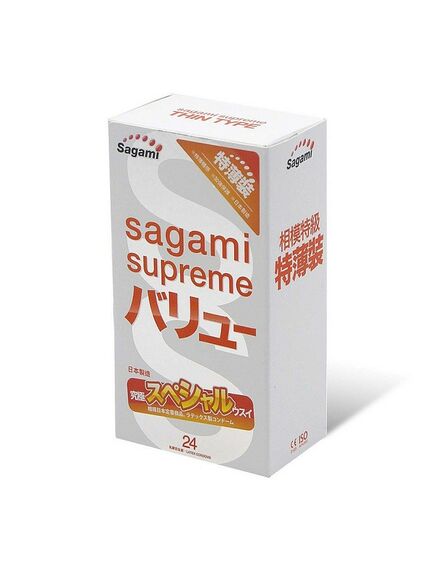 Презервативы ультратонкие Sagami Xtreme, 24 шт 