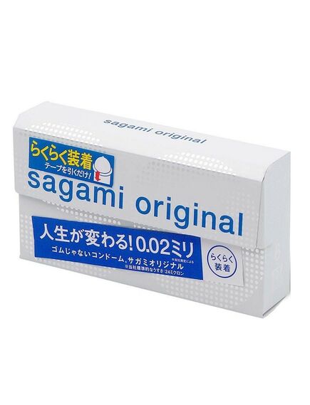 Презервативы полиуретановые Sagami Quick 0.02, 6 шт 