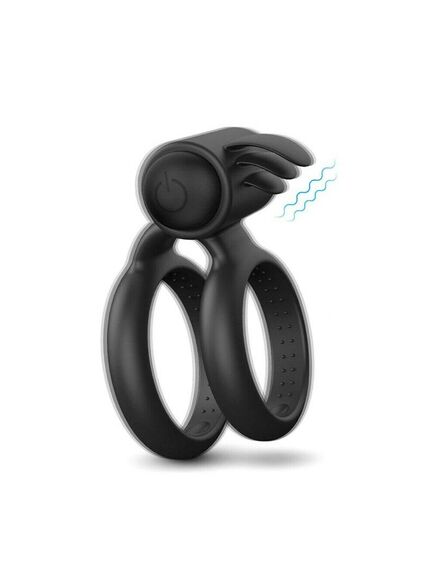 Эрекционное кольцо с вибро Nightcrawler 
