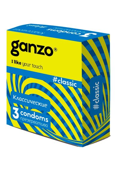 Презервативы классические Ganzo Classic, 3 шт 