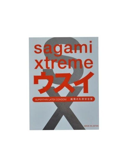 Презервативы SAGAMI Xtreme ультратонкие 1шт. 