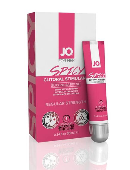 Возбуждающий гель для клитора JO SPICY, 10 мл 