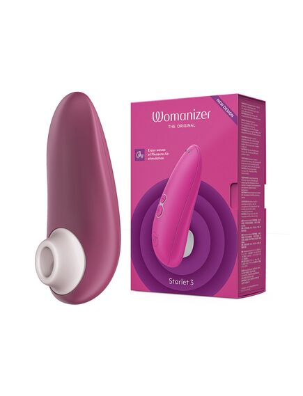 Бесконтактный клиторальный стимулятор Womanizer Starlet 3 розовый, Расцветка: Розовый 